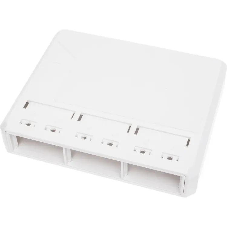 Настенная оптическая коробка LANMASTER LAN-MB-3FO-WH