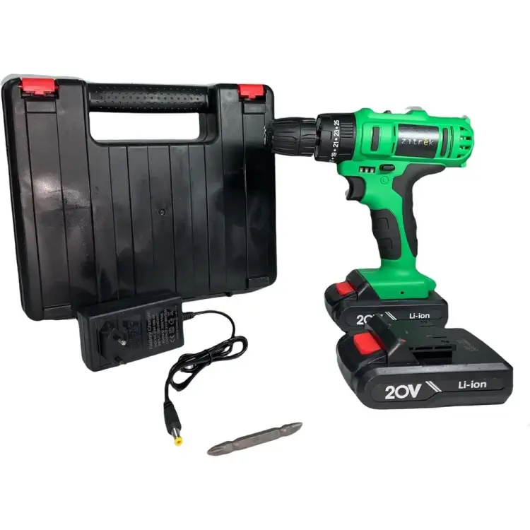 Аккумуляторная ударная дрель-шуруповерт Zitrek Crusher 21-Li 063-4055 Аккумуляторная ударная дрель-шуруповерт Zitrek Crusher 21-Li 063-4055