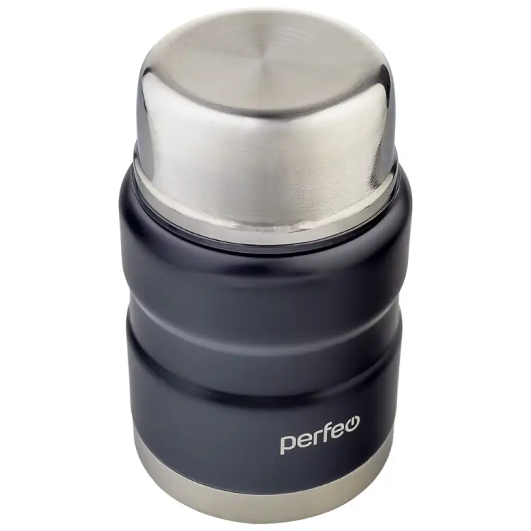 Термос для еды Perfeo PF_E1371 с широким горлом и ложкой, объем 0.5 л, черный 30018802 Термос для еды Perfeo PF_E1371 с широким горлом и ложкой, объем 0.5 л, черный 30018802
