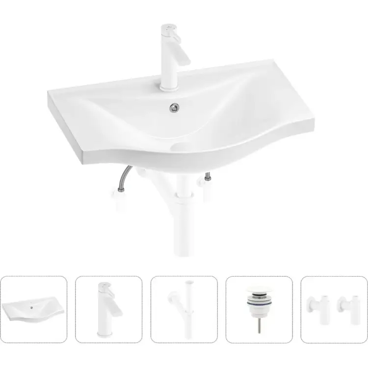 Раковина для ванной Wellsee Bisou 201005215