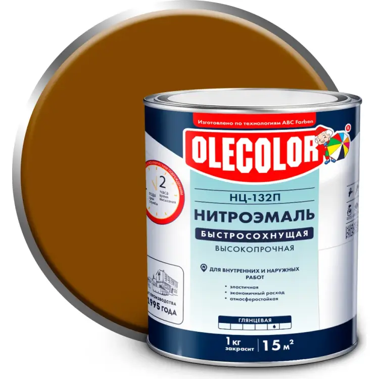 Эмаль Olecolor НЦ-132 4100003236 Эмаль Olecolor НЦ-132 4100003236