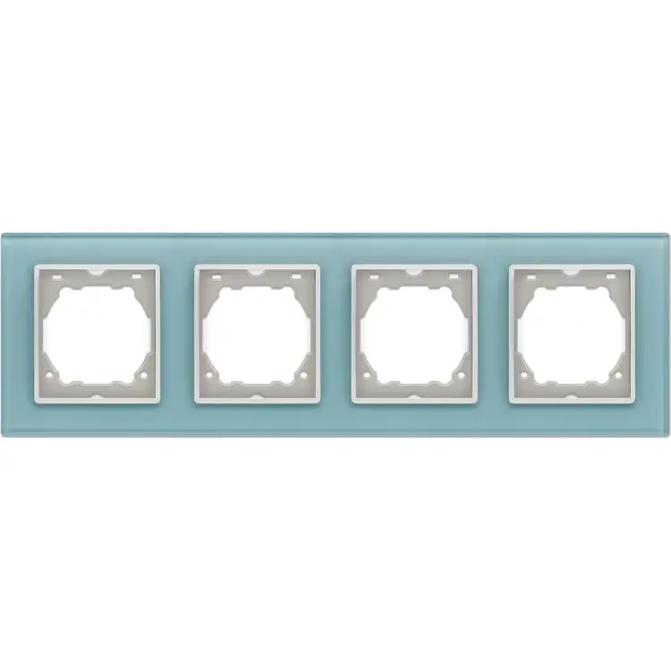 Четырехместная рамка Vesta Electric Exclusive Blue FRM050403SIN