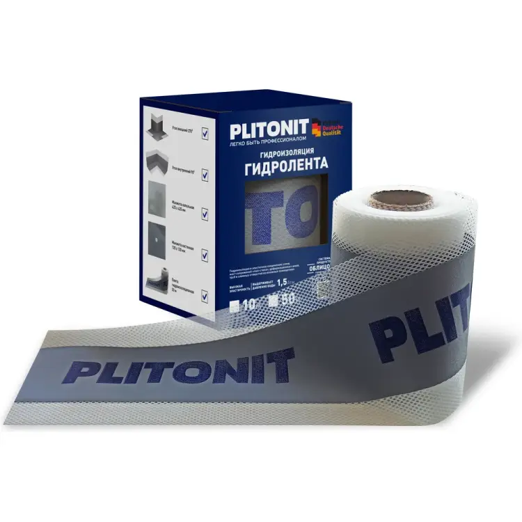 Лента для гидроизоляции PLITONIT ГидроЛента 15910 Н001054