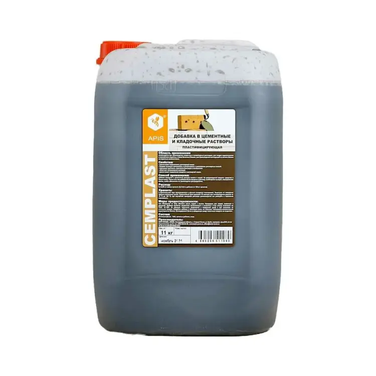 Добавка в штукатурные и кладочные цементные растворы APIS CEMPLAST 4665296517463