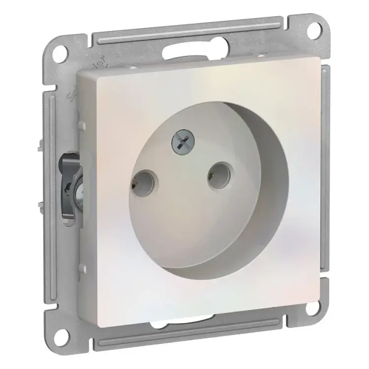 Одноместная розетка Systeme Electric СП ATLAS DESIGN ATN000441 1240282