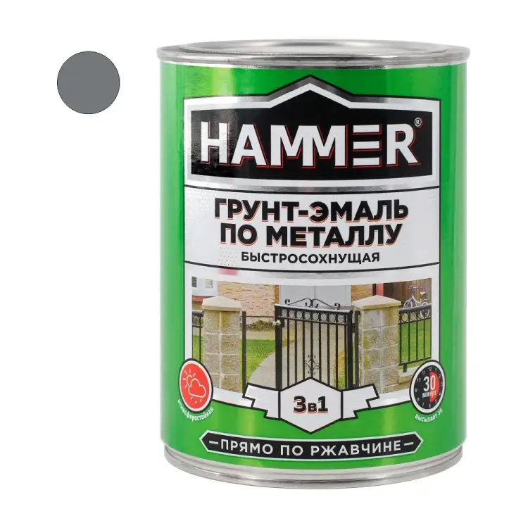 Грунт-эмаль по металлу Hammer ЭК000116552 Грунт-эмаль по металлу Hammer ЭК000116552