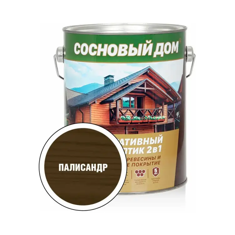 Декоративно-защитный состав для древесины ЗАО Декарт Сосновый дом 29533