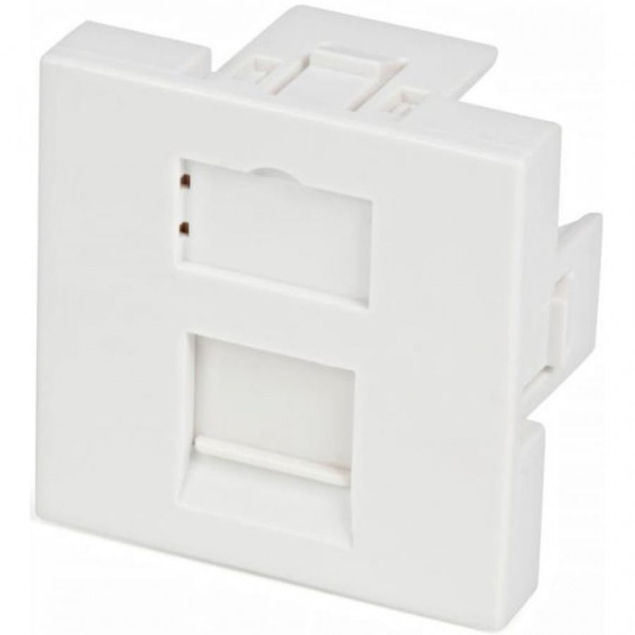 Вставка для 1 модуля формата Keystone Jack Hyperline SIP2-1K-M45-45