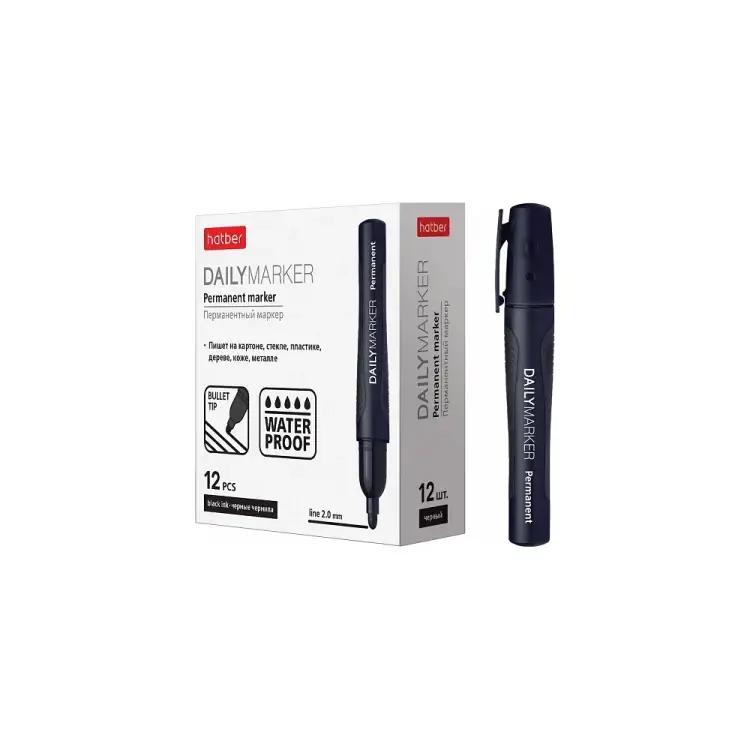 Перманентный маркер Hatber Daily 060891