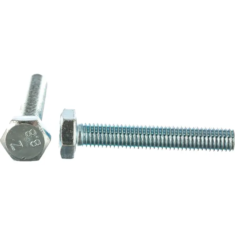 Оцинкованный шестигранный болт Tech-Krep М10х60 DIN933 10 шт. 105218