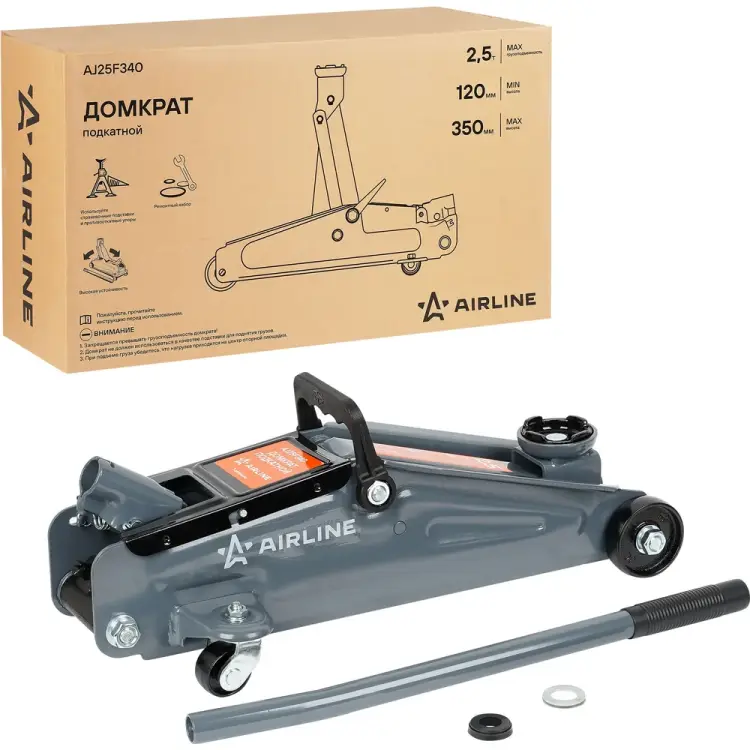 Подкатной домкрат Airline AJ25F340