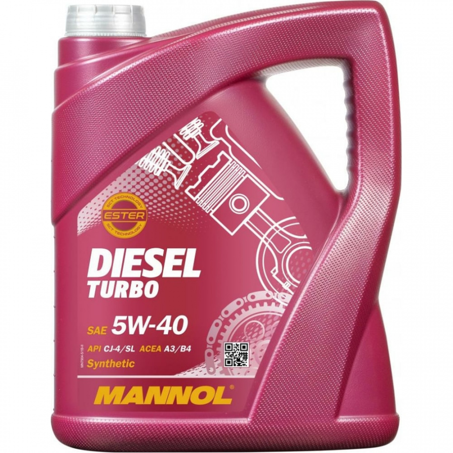 Синтетическое моторное масло MANNOL DIESEL TURBO 5W40