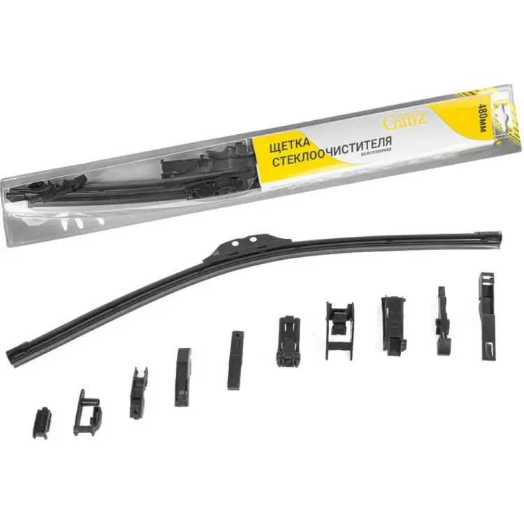Бескаркасная щетка стеклоочистителя Ganz GIS01018