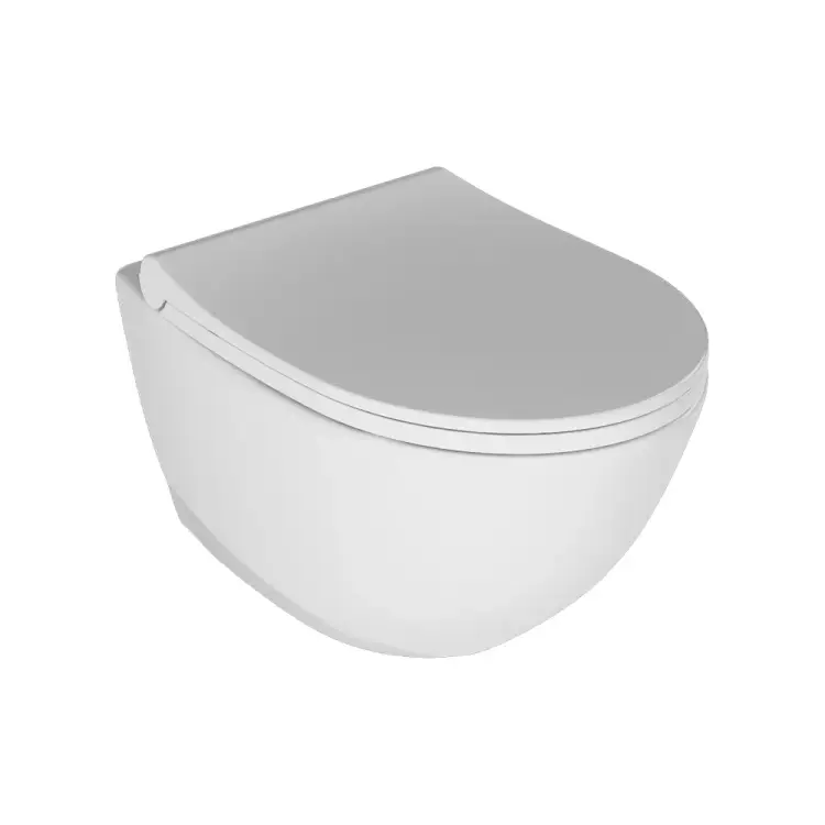 Подвесной безободковый унитаз Quarter Bath concorde 70CO03052+30SCR.03.02.03