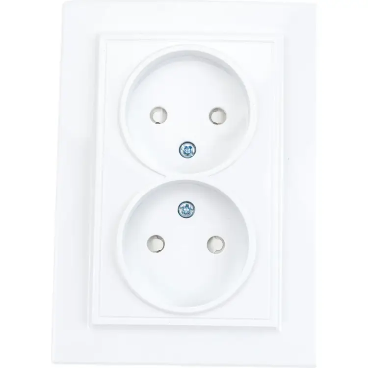 Двухместная розетка EKF Минск ERR10-102-100