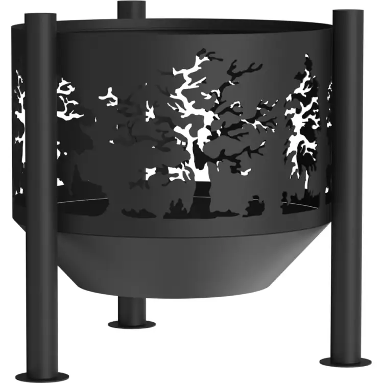 Костровая чаша FIRE-HOUSE Ch-800деревья