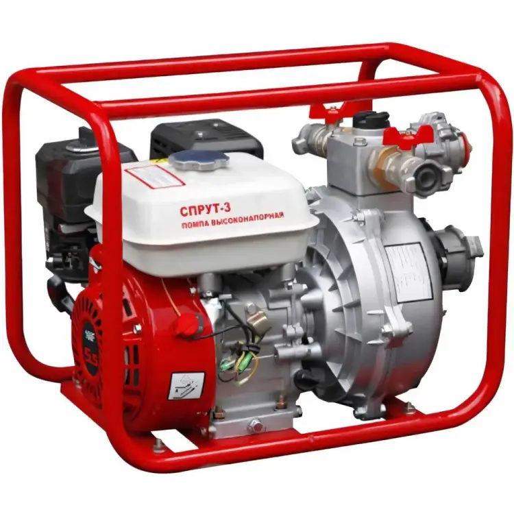 Высоконапорная самовсасывающая мотопомпа Лесхозснаб Спрут-3 4631140677485 Высоконапорная самовсасывающая мотопомпа Лесхозснаб Спрут-3 4631140677485
