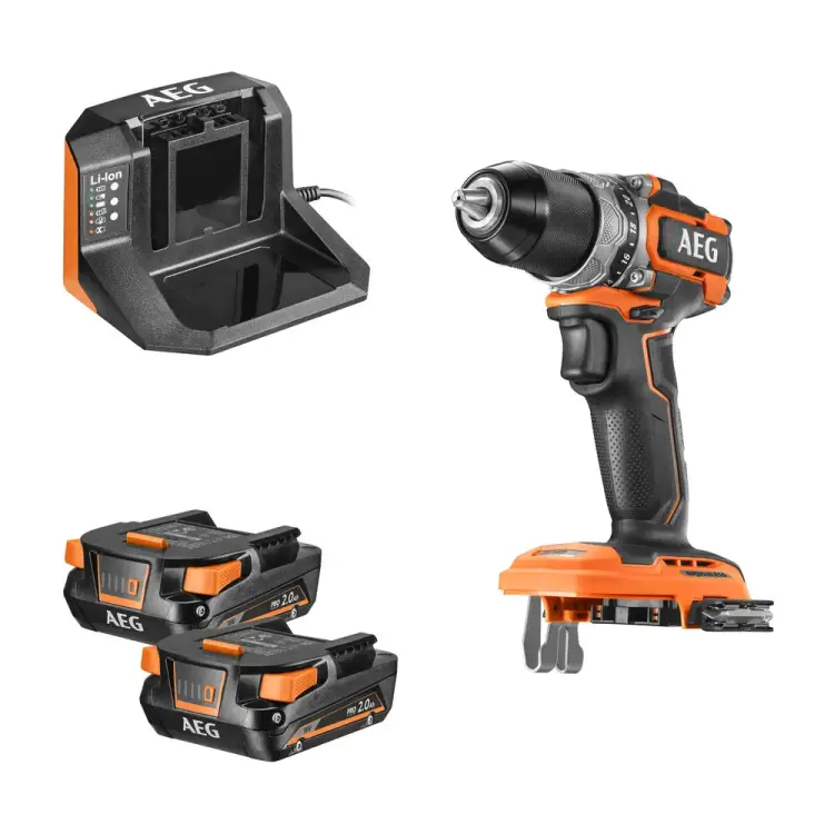 Бесщеточная аккумуляторная дрель-шуруповерт AEG BS18SBL-202C 4935472277