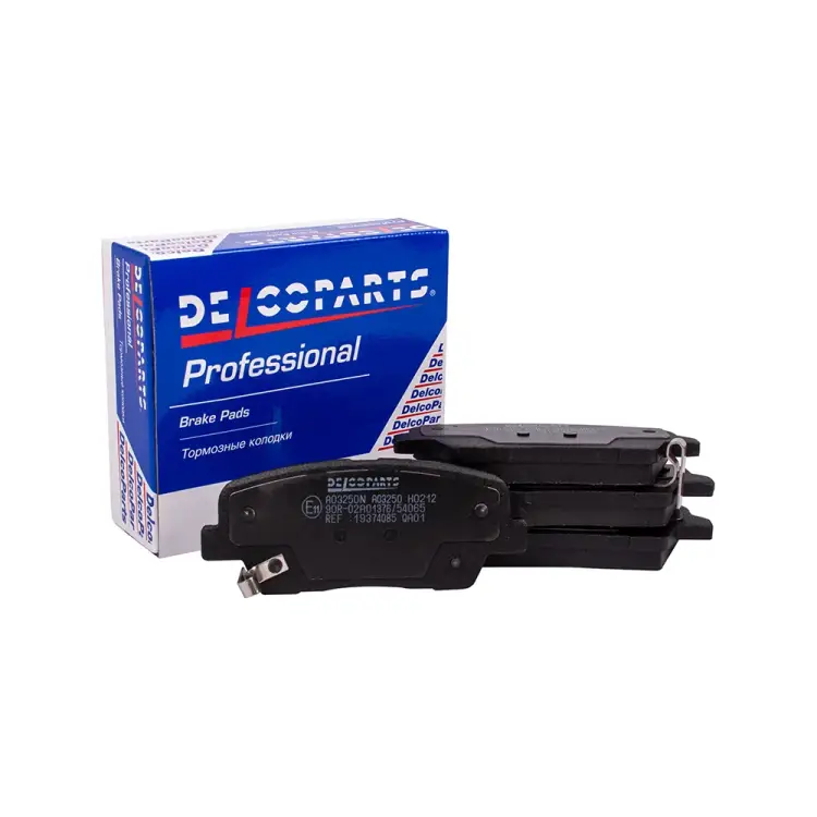 Задние дисковые колодки тормозные Delcoparts 19374085 Задние дисковые колодки тормозные Delcoparts 19374085