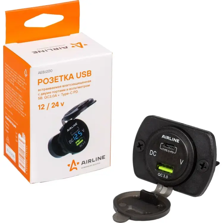 Встраиваемая usb-розетка Airline AEBJ200