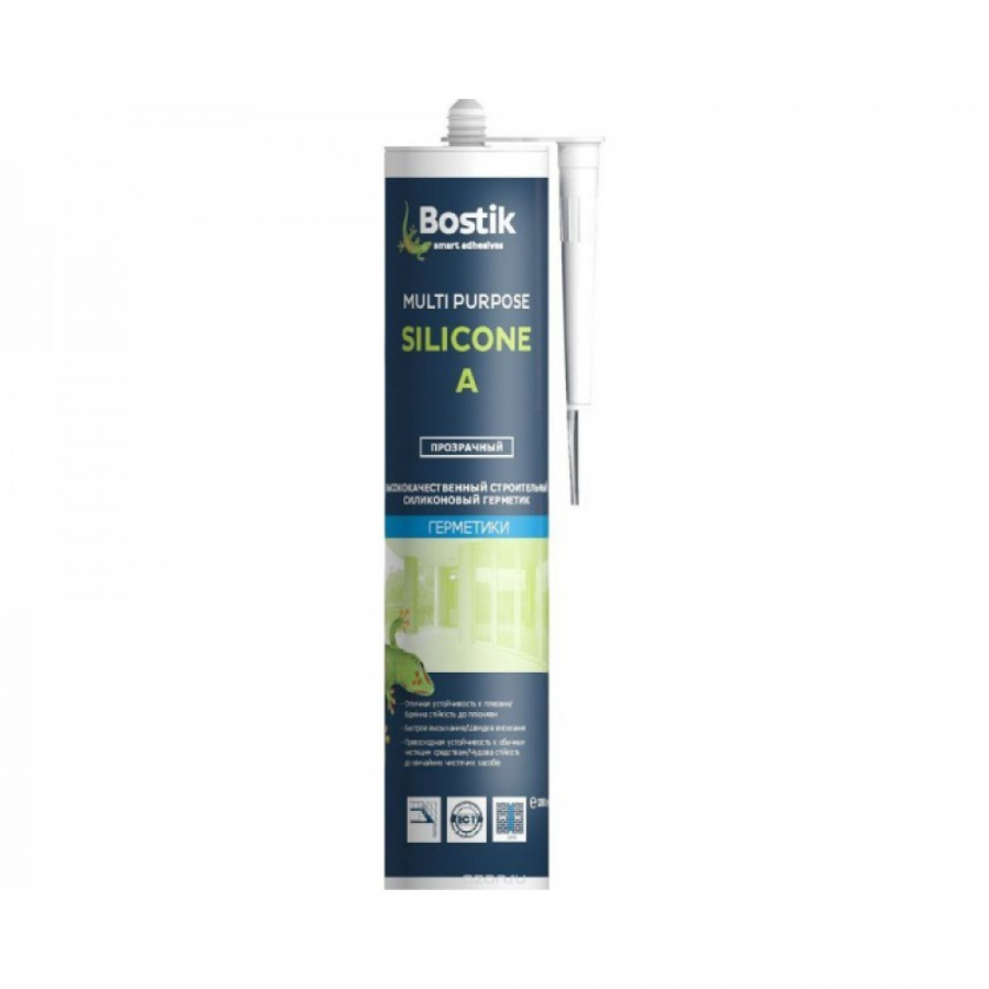 Строительный силиконовый герметик Bostik Multi Purpose Silicone A