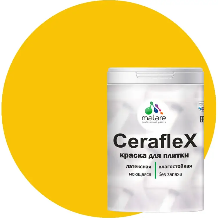 Латексная краска для кафельной и керамической плитки MALARE Ceraflex 2036786202466