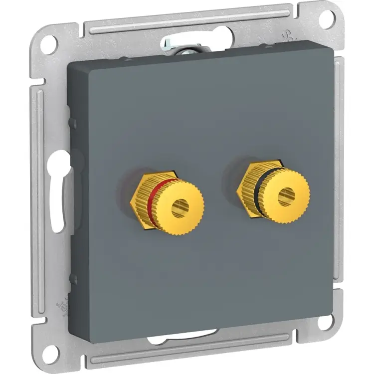 Двухместная аудиорозетка Systeme Electric AtlasDesign ATN000787