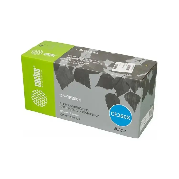Лазерный картридж для hp lj cp4525 Cactus ce260x 356690