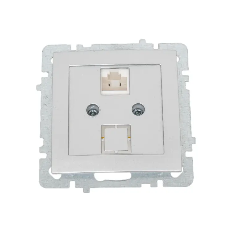 Механизм розетки Nilson Touran/Alegra metallic 24130444