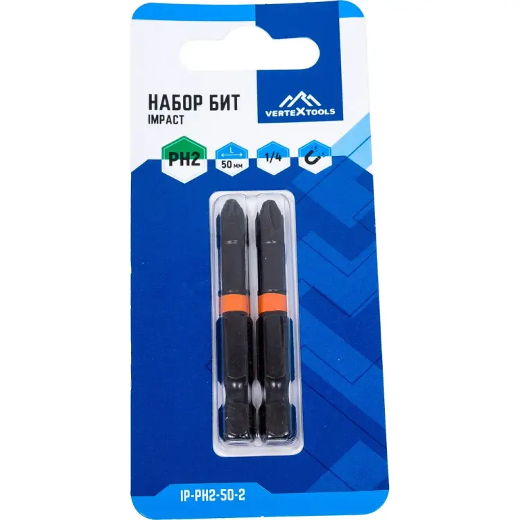 Набор бит vertextools IP-PH2-50-2