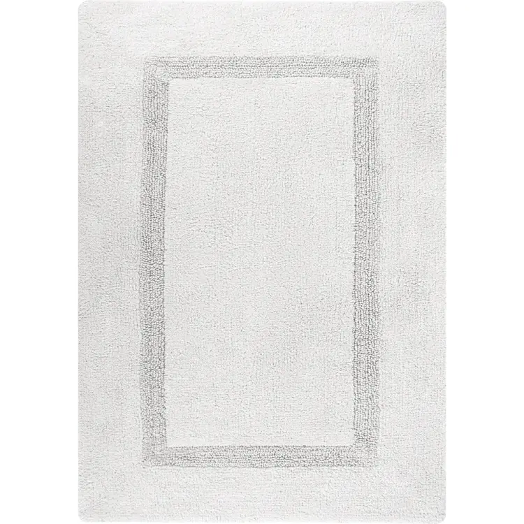 Хлопковый коврик для ванной комнаты FORA BRICKS WHITE FOR-BRK100-60W