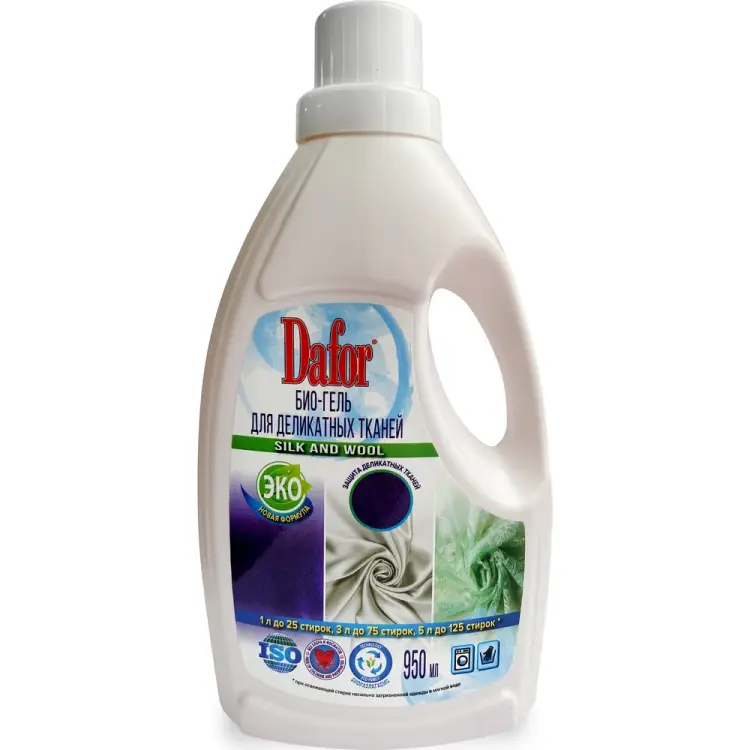Био-гель для стирки деликатных тканей Дафор 950 мл 4607002305155