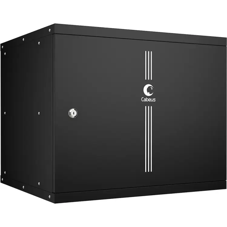 Телекоммуникационный настенный шкаф Cabeus WSC-05D-9U55/45m-BK Телекоммуникационный настенный шкаф Cabeus WSC-05D-9U55/45m-BK