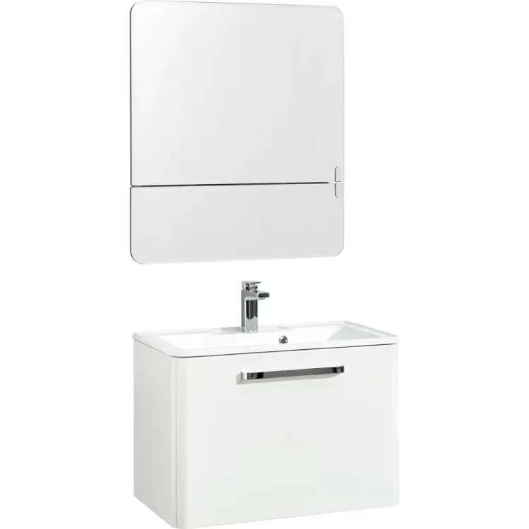 Стеклянная полка AQUATON Валенсия 75 1A124903VA010