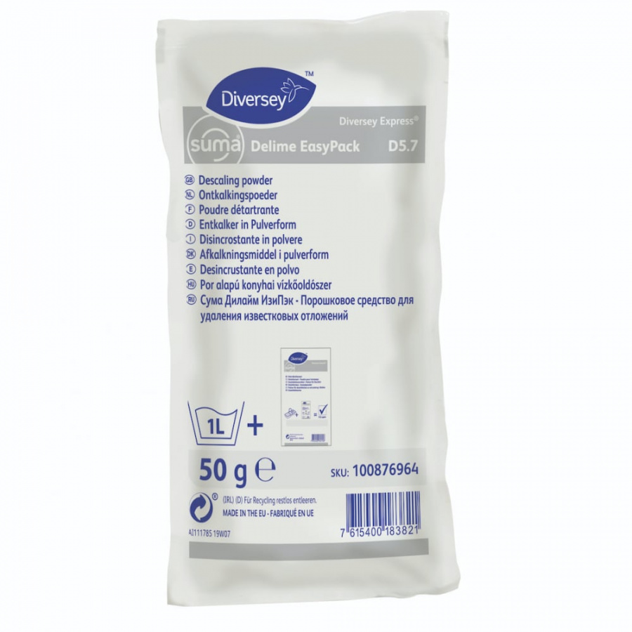 Средство для удаления известковых отложений Diversey Suma Delime EasyPack D5.7