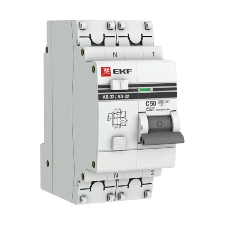 Дифференциальный автомат EKF PROxima АД-32 DA32-50-30-pro