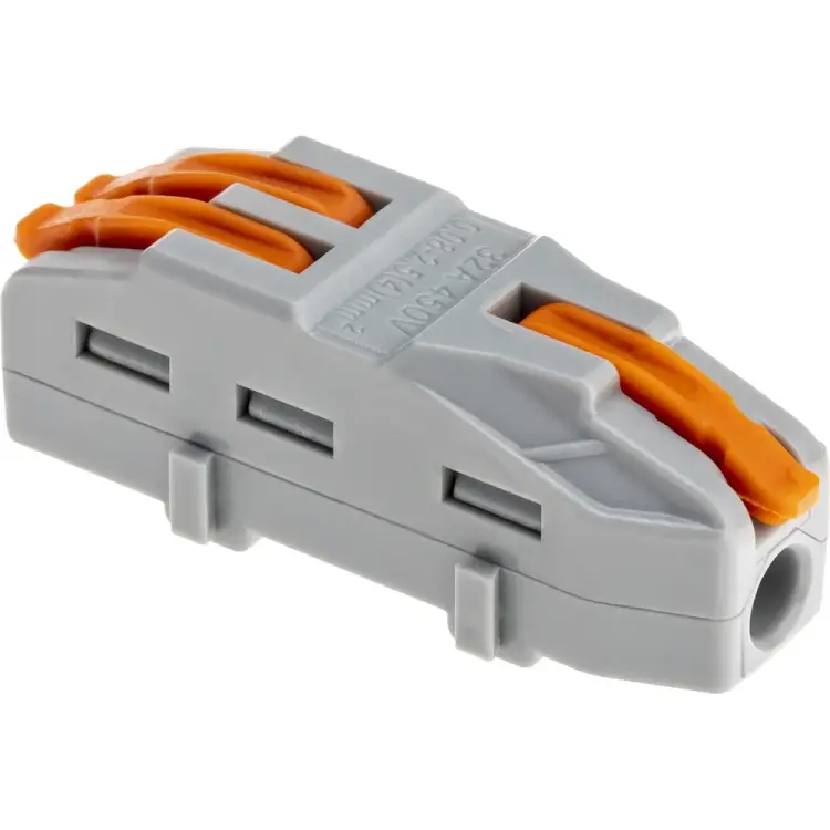 Разветвительная клемма рычажковая duwi 26664 2