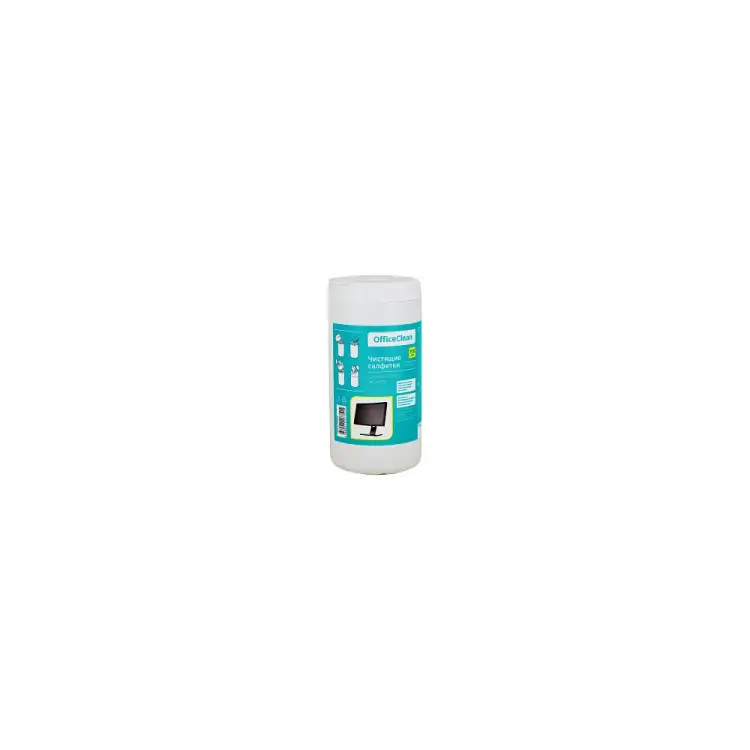 Чистящие влажные салфетки для экранов OfficeClean 260884