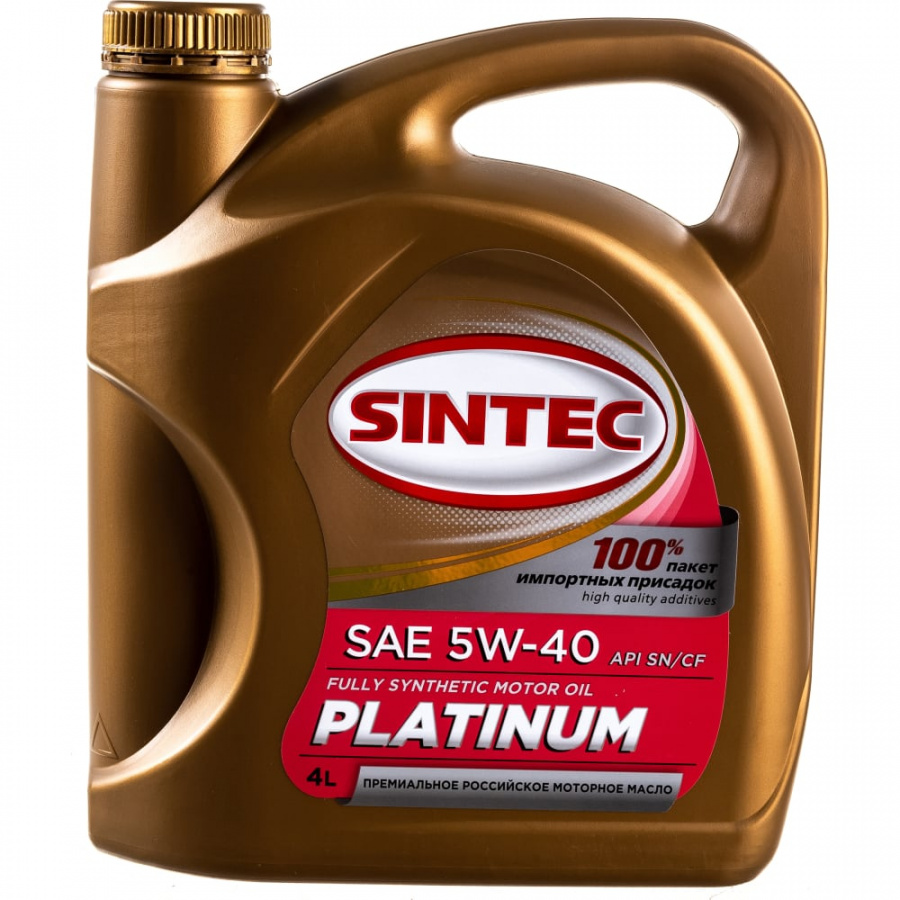 Синтетическое масло Sintec Sintec Platinum 5W-40; SN/CF