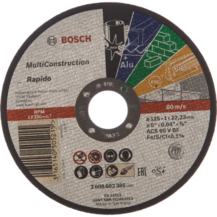 Отрезной круг Bosch Rapido MultiConstruction 2608602385 Отрезной круг Bosch Rapido MultiConstruction 2608602385