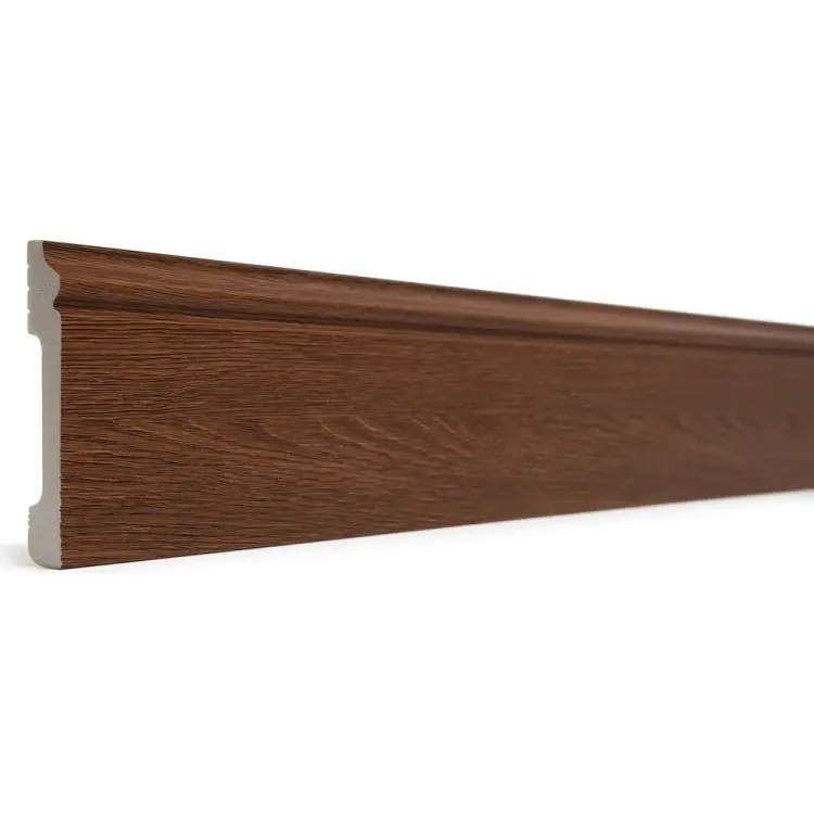 Ударопрочный влагостойкий напольный плинтус Decor-Dizayn 005-82SH