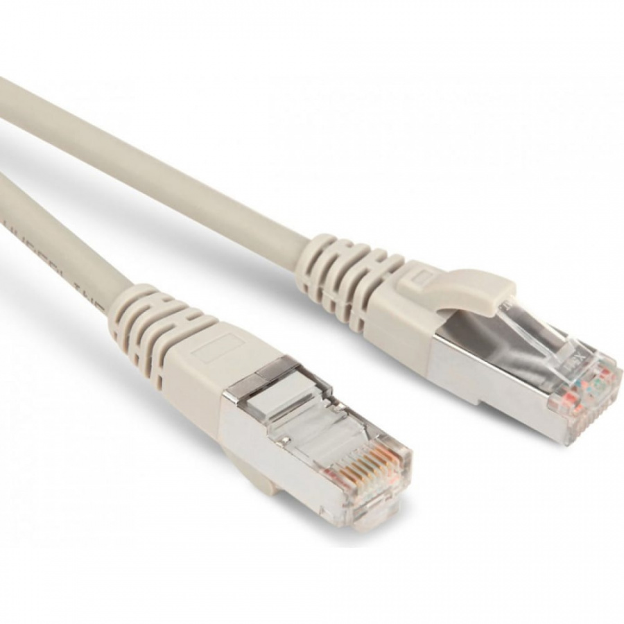 Экранированный патч-корд Hyperline PC-LPM-STP-RJ45-RJ45-C5e-1.5M-LSZH-GY