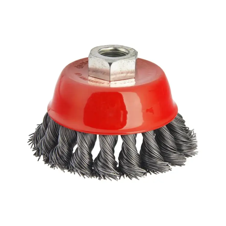Чашеобразная кордщетка для ушм Hammer Flex 207-104 32436