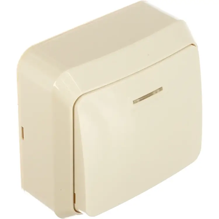 Одноклавишный выключатель Smartbuy Юпитер SBE-03w-10-SW1-1