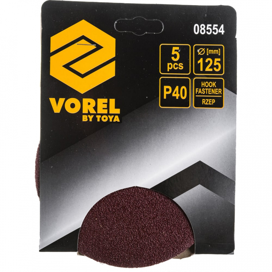 Абразивный круг шлифовальный для резиновых дисков VOREL 8554
