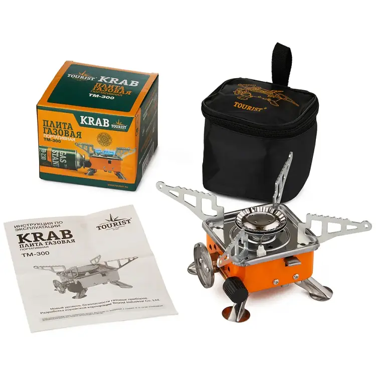 Мини газовая плита TOURIST KRAB TM-300 Мини газовая плита TOURIST KRAB TM-300