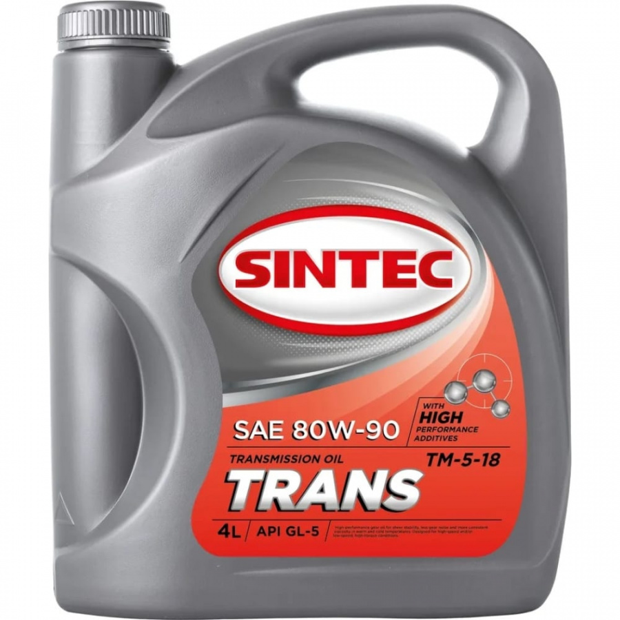 Минеральное трансмиссионное масло Sintec Sintec ТМ-5-18 ТАД 17-И API GL-5; 80W-90