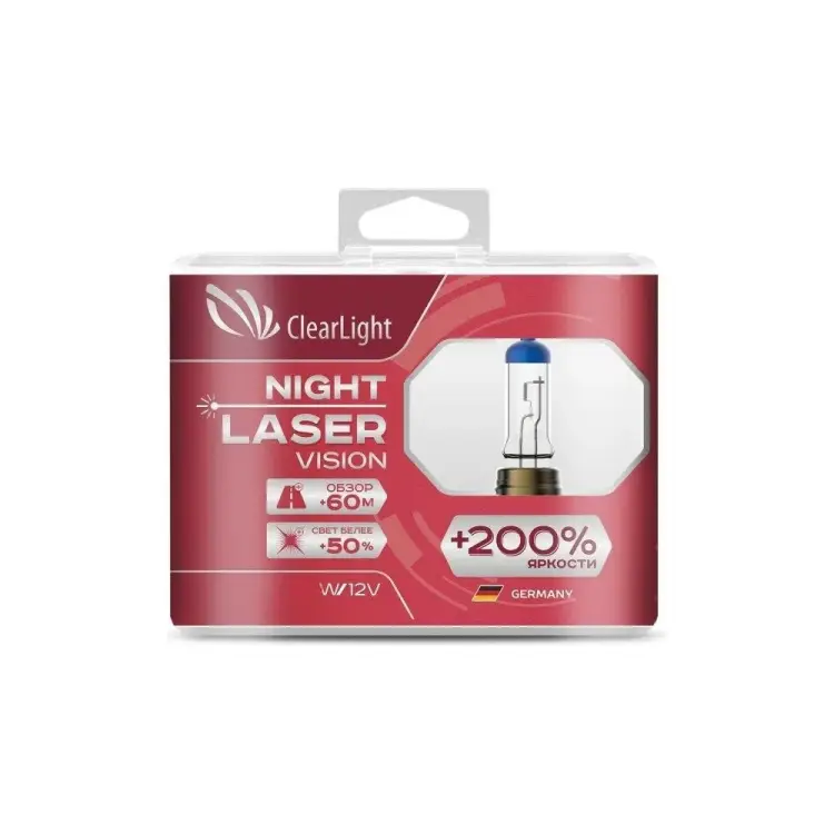 Комплект ламп Clearlight Night Laser Vision +200% Light ML9006NLV200