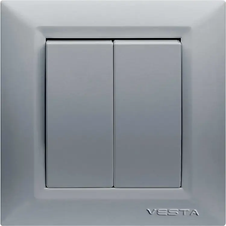 Выключатель Vesta Electric Roma Silver FVK010122SRM