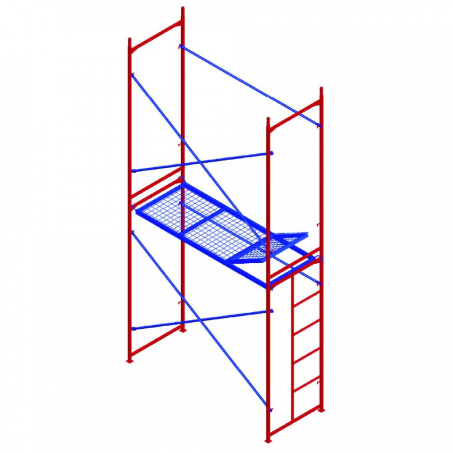 Комплект рамных лесов Мега 770